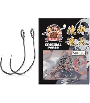 Amazon | 遊心館釣具 渓流シングルフック（バーブレス）全5